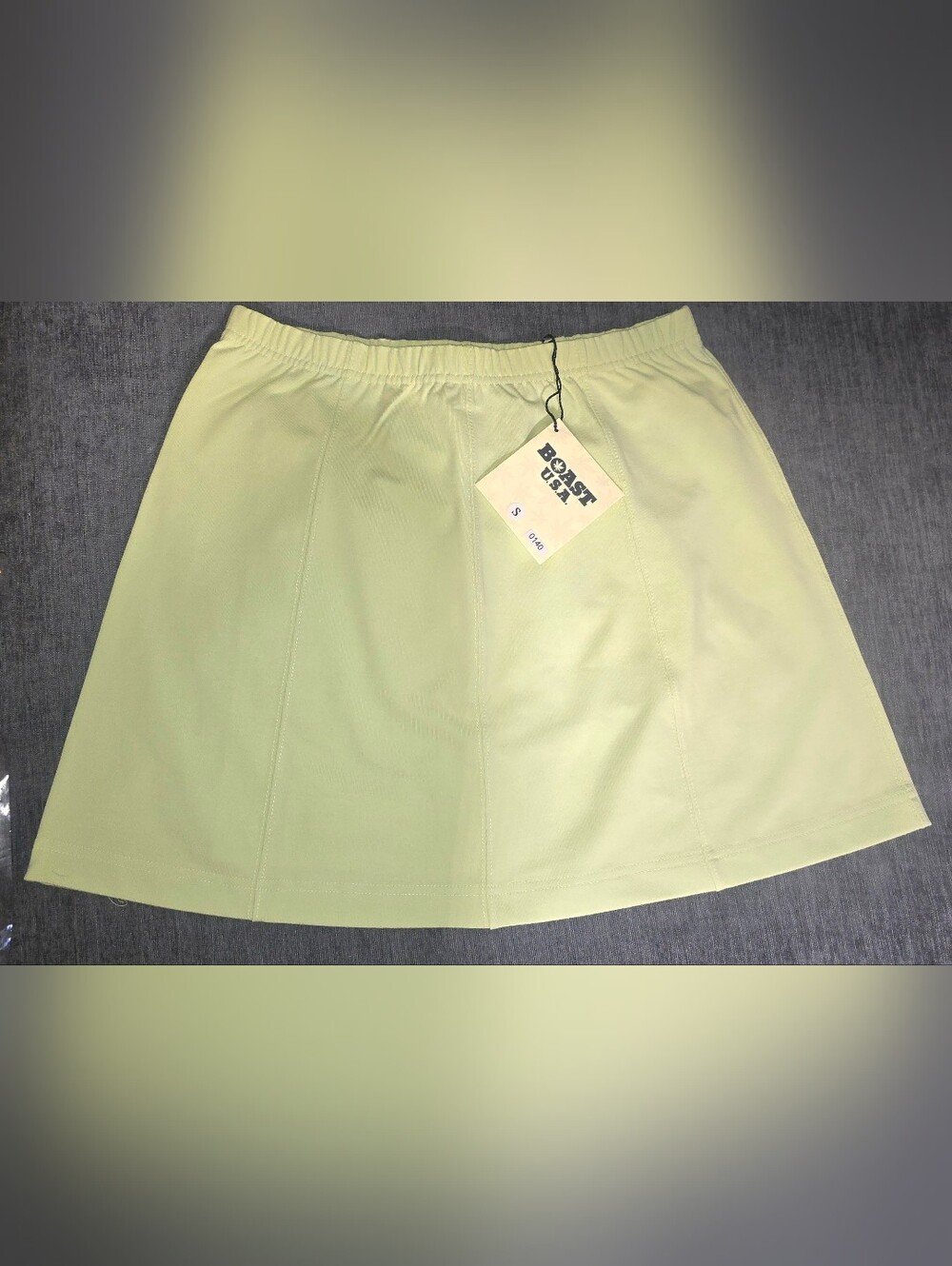 Vintage Boast USA Mint Green Tennis Skirt Hong Kong Womens Small NWT